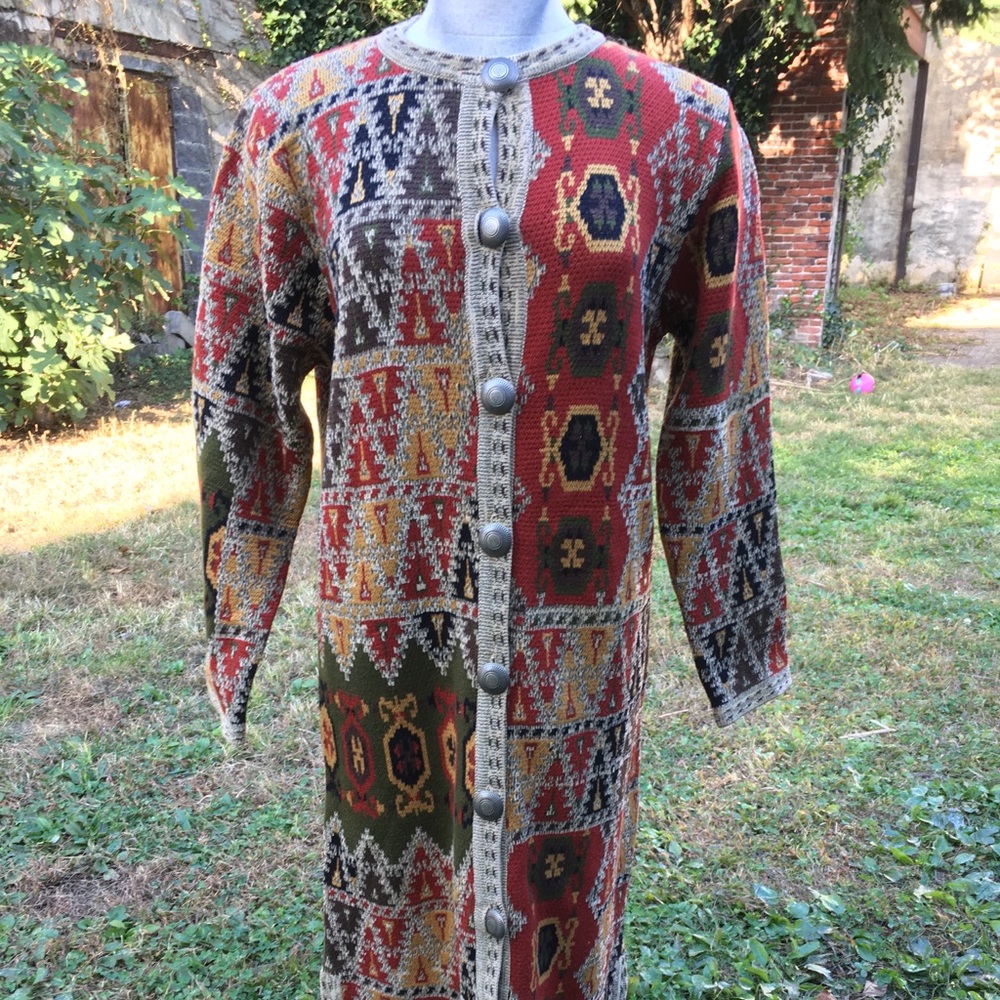 Western style cardigan